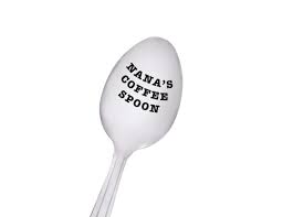 Without a comprehensive birthday gifts for wife list, gift buying can be fraught with difficulty if you are not to bring home the same old, mundane gifts for a wife who loves her garden, plants could be the perfect option for a present. Hand Stamped Spoon Stainless Steel Silverware Unique Birthday Gift For Grandma Wife Grandma Mothers Day Gift Moms Day Nanas Coffee Spoon Kitchen Dining Dining Entertaining Fcteutonia05 De