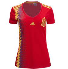 Spain 2018 World Cup Home Women Soccer Jersey Personalized Name And Number Womens Jersey Shirt World Soccer Shop Soccer Jersey