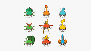 Starter pokémon are selectable pokémon that players will start off with as their initial pokémon when embarking on a region. Free Pokemon Vector Starter Pokemon Vector Free Transparent Clipart Clipartkey