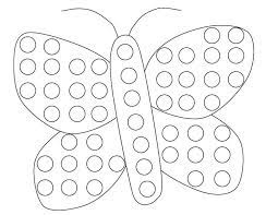 Mitten dot painting coloring page twisty noodle dot painting. Download Or Print This Amazing Coloring Page Butterfly Do A Dot Coloring Page Funnycrafts Do A Dot Coloring Pages Dots Art
