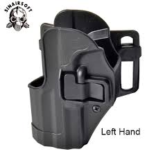 Us 11 83 26 Off Hot Tactical Cqc Black Waist Left Or Right Hand Pistol Paddle Holster Fit Hk Compact Usp For Aeg Airsoft Hunting Accessories In