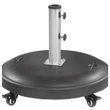 Hampton Bay Patio Umbrella Base In Black Dumb 50 The Home Depot Patio Umbrella Bases Patio Umbrella Stand Offset Patio Umbrella