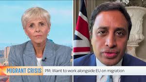 Reform UK is pledging to deploy the Royal Navy to stop migrant boats  crossing the Channel by sending them back to France and Belgium., Home  affairs spokesperson Zia Yusuf has been speaking to Anna ...