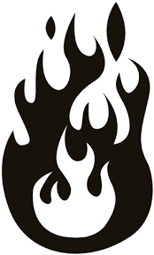 Free download and use them in in your design related work. Jpg Transparent Fire Flame Clipart Transparent Clipart Black And White Flames 512x512 Png Clipart Download