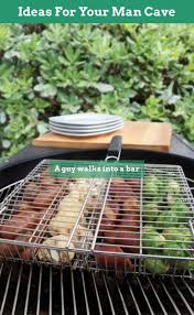 Add A Bar To Your Man Cave Man Cave Home Bar Grill Basket Cool Kitchen Gadgets Grilling