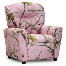 Kids recliner with cup holder. Kidz World Real Tree Camouflage Kids Recliner Walmart Com Walmart Com