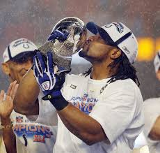 The colts logo design is a dark blue horseshoe which has remained almost unaltered throughout the years, features a distinctive blue horseshoe. Go Horse Do The Blue Colts Slogans Have Inspired And Not
