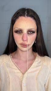 back with my weekly skin peel original yarn skin my @Anna👩🏼‍🎨 @urban  decay naked powder @Fenty Beauty bronzer @ColourPop Cosmetics swirled blush  @ONE SIZE BEAUTY brown eyeliner @DanessaMyricksBeauty ...