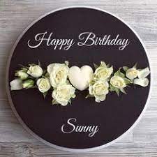 Let the anxiety always remain outside your door! 7 Sunny Ideas Birthday Cake Writing Cake Name Happy Birthday Cakes