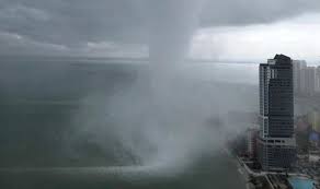 Penang's precious water catchment areas (5): Dramatic Waterspout Forms Near Malaysian Island Guardian News Glbnews Com