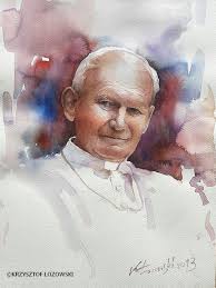 Portrety Jan Pawel Ii Portraits John Paul Ii Painting By Krzysztof Lozowski Artmajeur