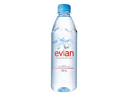 ** compared, per litre of water, to a 1.5l evian® bottle (3.33 x 1.5l evian®. Evian Mineral Water 500 Ml