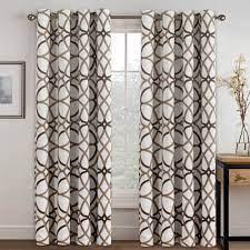 A carefully curated collection of inspiring home decor to suit your style. Amazon Com H Versailtex Thermal Insulated Blackout Grommet Curtain Drapes For Living Room 52 Inch Width By 84 Inch Length Set Of 2 Panels Taupe And Brown Geo Pattern Home Kitchen