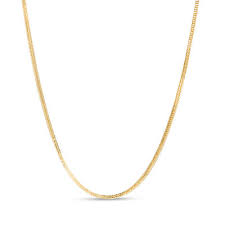 22ct gold foxtail chain in 16 inches. Ladies 1 0mm Foxtail Chain Necklace In 14k Gold 18 Zales