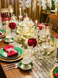 Christmas Table Decor How To Style Your Dining Room Table For Christmas By Limani D Christmas Table Decorations Christmas Table Decorations Diy Christmas Table