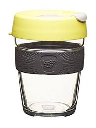 Keepcup Brew 12oz Medium Honey Amazon Co Uk Kitchen Home Reusable Coffee Cup Glass Coffee Cups Coffee Cups