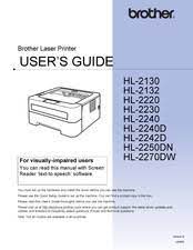 You can download all drivers for free. Brother Hl 2130 Manuals Manualslib