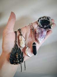 Womens Jewelry Set Wholesale Jewellery Crystal Necklaces Rings Stones Bohemian Gift Set For Women Pres Jewelry Gift Sets Boho Crystal Necklace Crystal Necklace