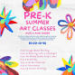 Pre-K Summer Art Classes