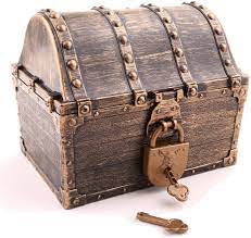 Große auswahl an the treasure chest. Buy Lingway Toys Kids Pirate Treasure Chest Large Size Teacher S Favorite Treasures Collection Storage Box With 2 Sets Of Locks And Keys Only Vintage Bronze Coating 6 3x4 8x5 2 Online In Vietnam B07y83mzbm