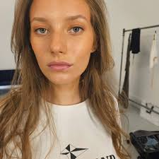 Making up this gorgeous human Tani Birkin for Laher shoot today 🥰