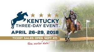Ticket Sales For The 2018 Kentucky Three Day Event Open