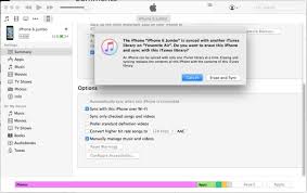 Then hover to the external drive; Understanding Iphone Is Synced With Another Itunes Library Do You Want To Erase This Iphone And Sync With This Itunes Library Message Osxdaily