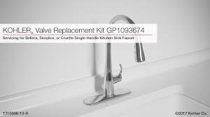 Related:kohler kitchen faucet pull down delta kitchen faucet moen kitchen faucet kohler kitchen faucet touchless kohler bathroom faucet kohler simplice kitchen sproimnesoredyrmqdwq. Valve Replacement For Bellera Simplice Or Cruette Kitchen Sink Faucets Youtube