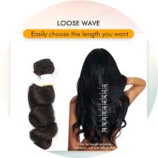 Amazon Com Brazilian Loose Wave Bundles With Closure Human