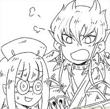 Maybe you would like to learn more about one of these? S Jack X Carly By Kutaraa Coloring Page For Kids Free Yu Gi Oh Printable Coloring Pages Online For Kids Coloringpages101 Com Coloring Pages For Kids