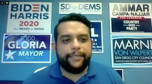 for San Diego party chair as chief