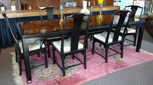 This table and chairs set is constructed of the finest quality asian hardwood and provide you years of memories when your relatives and buddies gather together around the dining table.finished in a rich cappuccino color with your option of dinette chair seat in either wood , cushion, and last of all faux. Asian Style Dining Room Furniture Asian Dining Tables Dining Room Furniture Styles Dining Room Design