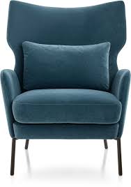 Alex Navy Blue Velvet Accent Chair Reviews Crate And Barrel Blue Velvet Accent Chair Velvet Accent Chair Velvet Accents