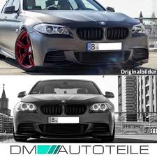 The sixth generation of the bmw 5 series consists of the bmw f10 (sedan version), bmw f11 (wagon version, marketed as 'touring') and bmw f07 (fastback version, marketed as 'gran turismo') executive cars. Umbau Gittereinsatz Stossstange Gitter Links Rechts Passend Fur Bmw 5er F10 F11 M Paket 550