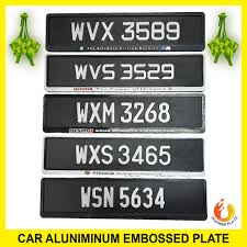 There are numbers of numerology method which vary base on region and religion. 6 6 Sale Aluminium Embossed Car Number Plate Shopee Malaysia