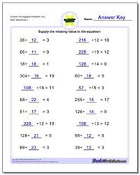 Our algebra resources in this area are solid. Division Pre Algebra Worksheets