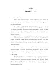 Hal itu berarti data akan tetap ada meski komputer mati (kecuali anda menghapus atau data/file terkena virus). Bab Ii Landasan Teori Diuraikan Beberapa Pengertian Web Server Menurut Para Ahli Menurut Sibero 2013 11