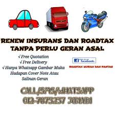 Anda boleh beli dan dapatkannya secara online. Roadtax Murah Dan Pantas Publications Facebook