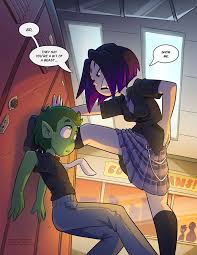 Raven and Beast Boy by TheOtherHalf - Free Adult Comix