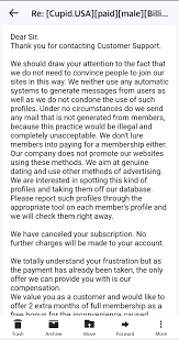 This scam i thought it was real but it's a scam telling me to buy a survey by entering my card details. Cupid Reviews 188 Reviews Of Cupid Com Sitejabber