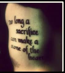 Too Long A Sacrifice Can Make A Stone Of The Heart William Butler Yeats Ink Arielle Scott Original Yeats Quotes Tattoo Quotes More Words