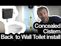 Like back to wall toilets, the cistern is concealed inside the wall making them neat, modern and space savvy, although this cistern will need to be bought separately. Back To The Wall Toilet Concealed Cistern Install Youtube