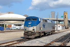 821 Amtrak Ge P40dc At New Orleans Louisiana By Matt Donnelly Amtrak Railroad Photos New Orleans