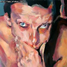 Portrait de John : Huile sur toile