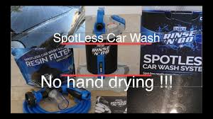 Rinse N Go Spotless Car Wash No Hand Drying Needed Youtube