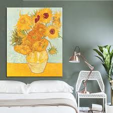Vincent van gogh vintage print cornfield 1950's ny graphic society 15×19. Print Abstract Vincent Van Gogh Gold Sunflower Oil Painting On Canvas Original Floral Vase Wall Picture Poster For Living Room Sunflower Oil Painting Oil Paintingpaintings On Canvas Aliexpress