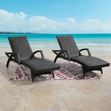 Check spelling or type a new query. Ulax Furniture Outdoor Woven Padded 2 Pack Aluminum Chaise Lounge Armed Patio Lounger Adjustable Chair With Wheels And Quick Dry Foam Walmart Com Walmart Com