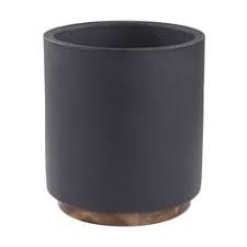 planter with timber base black white planters planters timber