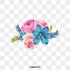 زهور زهري زهور أزرق Png وملف Psd للتحميل مجانا Vector Flowers Blue Flower Png Flower Png Images