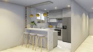 Mira estas fotos hermosas de diseños de cocinas modernas e integrales que son ideales para casas de espacios. Cocinas Modernas Disenos En L Pequenos Y Con Barra